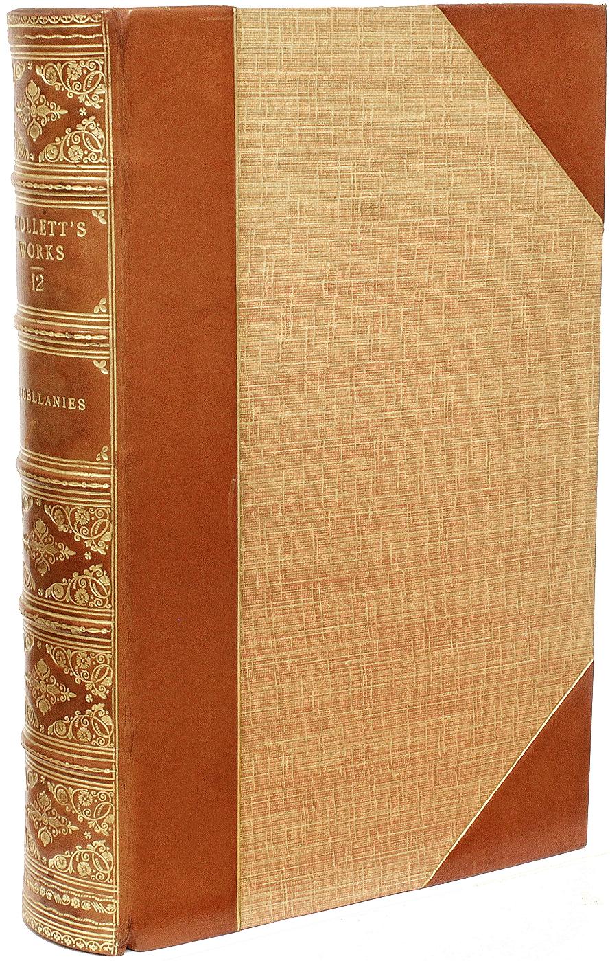 AUTHOR: SMOLLETT, Tobias. 

TITLE: The Works Of Tobias Smollett.

PUBLISHER: NY: Chas. Scribner's Sons, 1899.

DESCRIPTION: 12 vols., 8-13/16