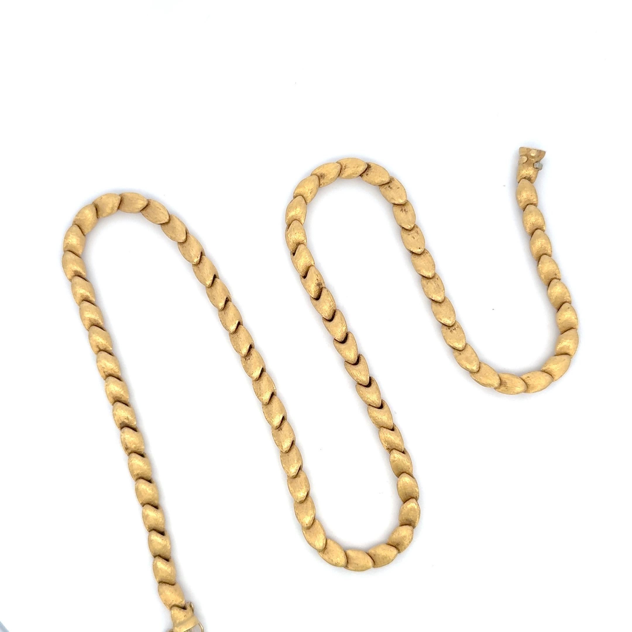Collier à maillons lisse en or jaune 18 carats 29 grammes 5 mm de large 17,5 pouces en vente 4