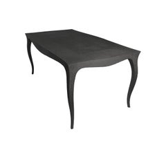 Smooth Antq. White Bronze Dining Table – Cabriole Leg, Paul Mathieu