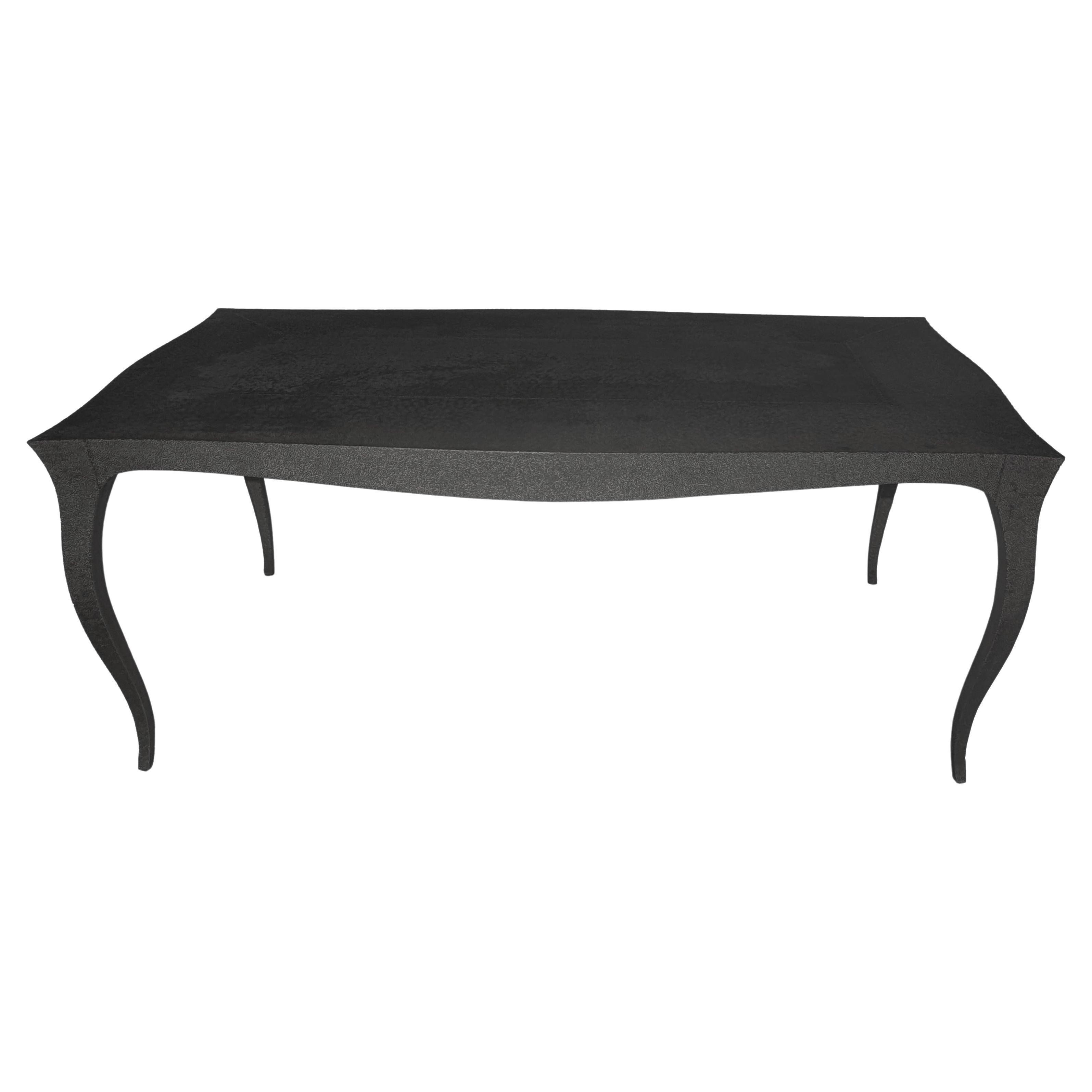 Smooth Antq. White Bronze Dining Table – Cabriole Leg, Paul Mathieu