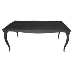 Smooth Antq. White Bronze Dining Table – Cabriole Leg, Paul Mathieu