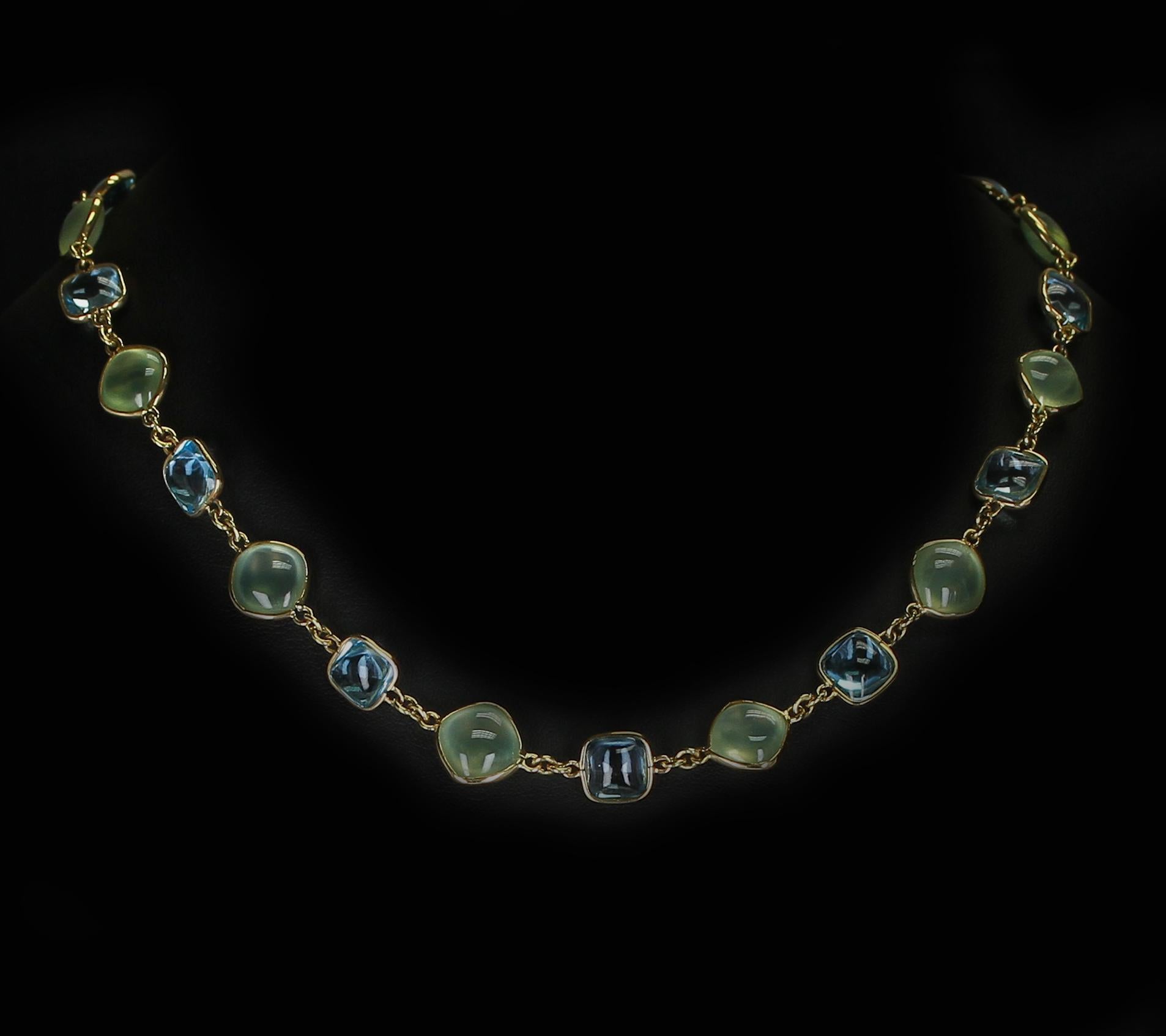 green topaz necklace
