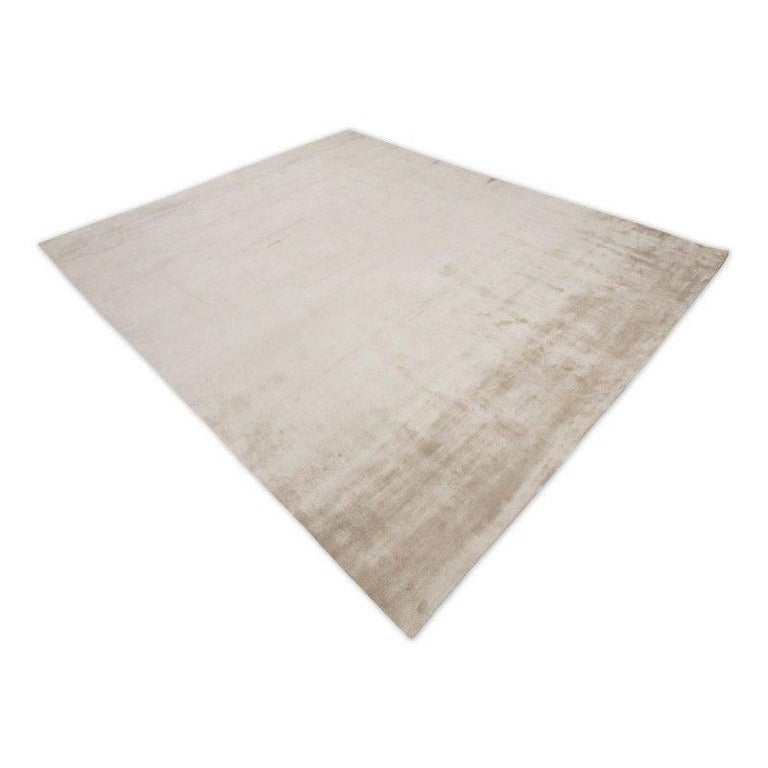 Smooth Collection. Handmade Silk Rug For Sale at 1stdibs