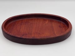 Smooth Early 20th Century Rich Carved Mahogany Vide Poche or Coin Dish