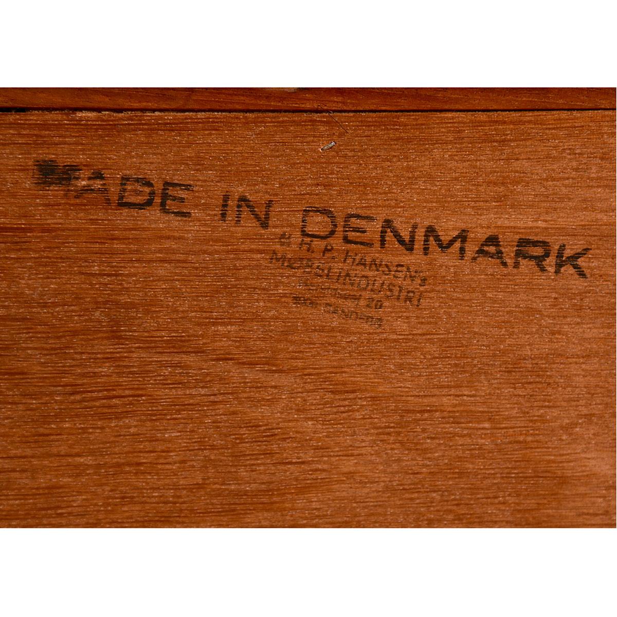 Smooth Rounded Edges Danish Teak Sideboard with Optional Display Top 2