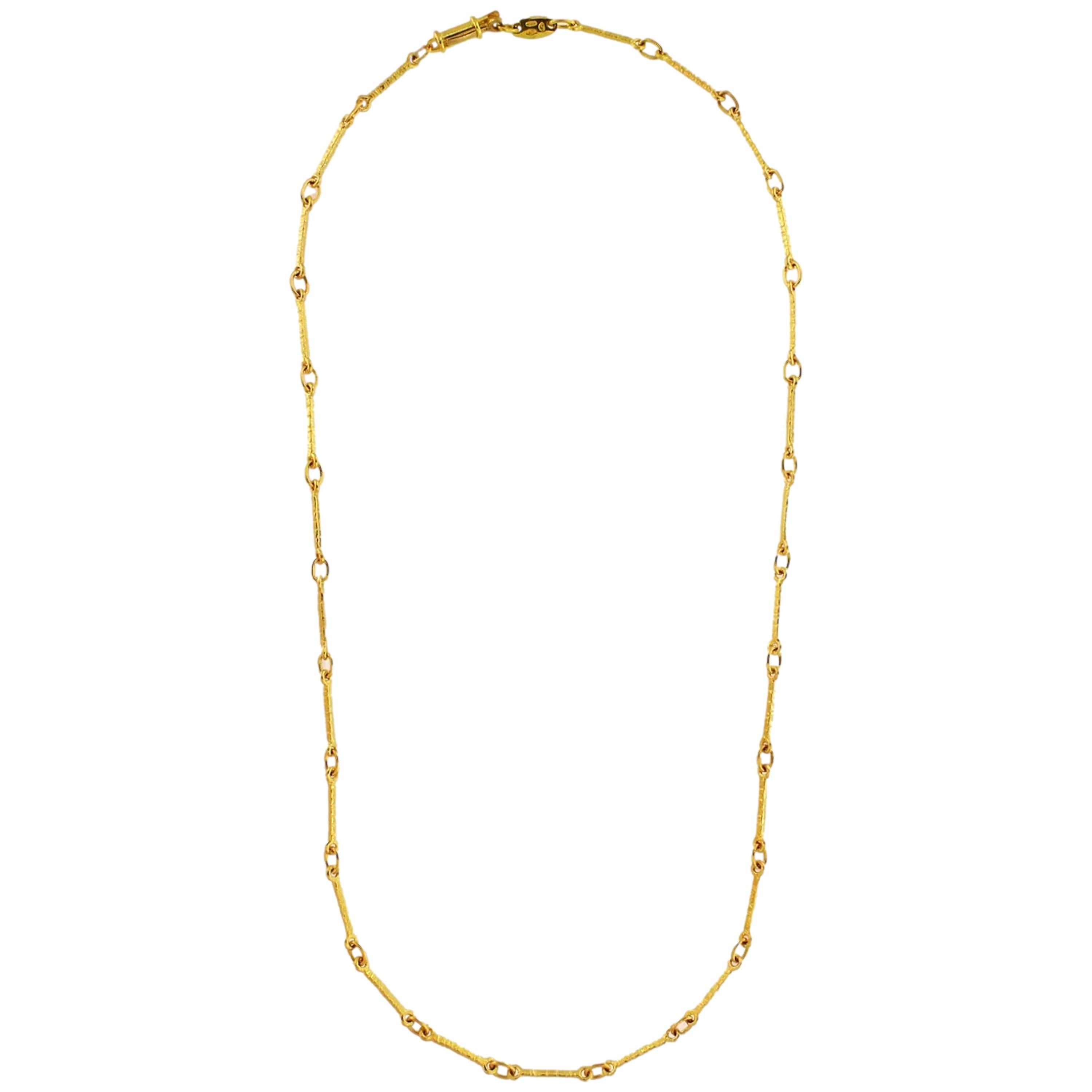 Collar liso segmentado de oro de 18 K Contemporáneo en venta
