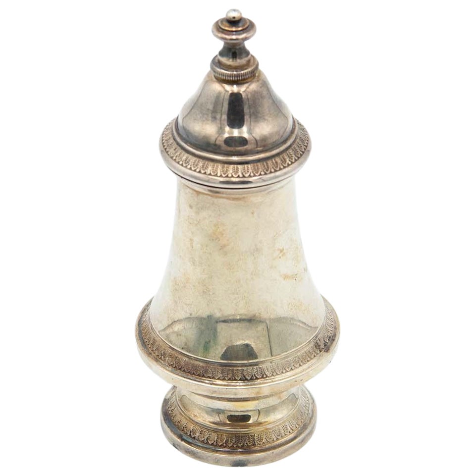 Smooth silver sprinkler