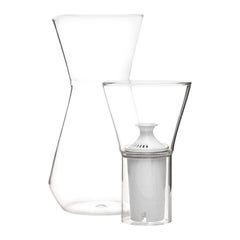 Smooth Talise Glass Water Filter Carafe Pitcher by Fferrone, EU Clients