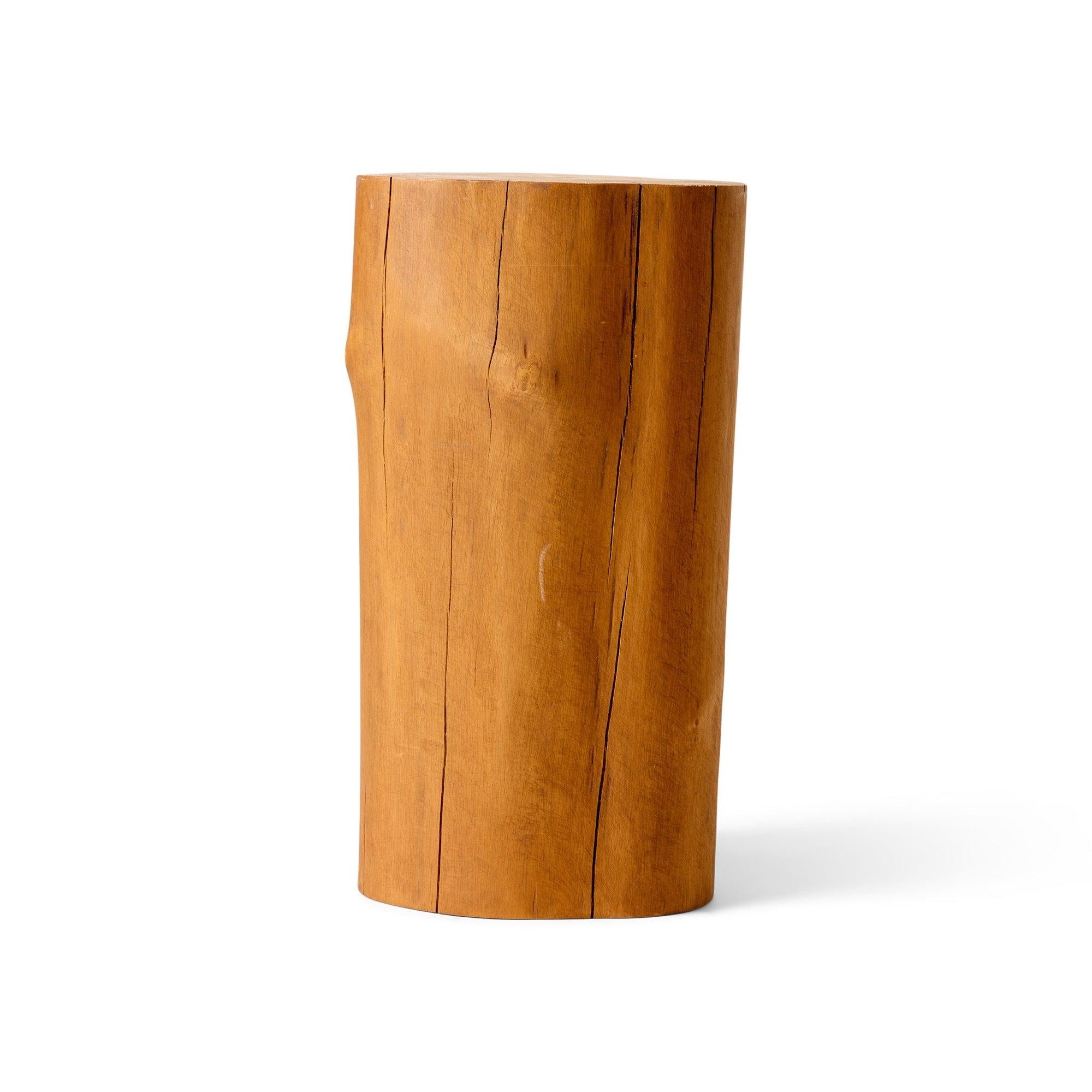 One of a kind lignum wood tree trunk table.