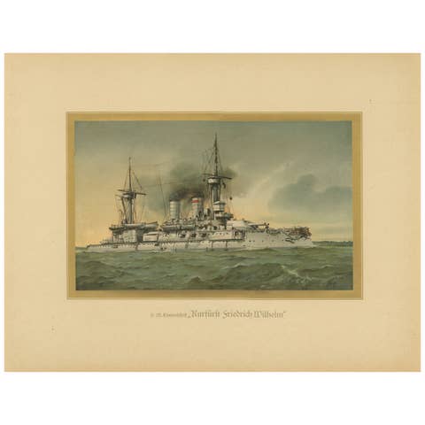 SMS Kurfürst Friedrich Wilhelm: German Pre-Dreadnought Battleship – 1903