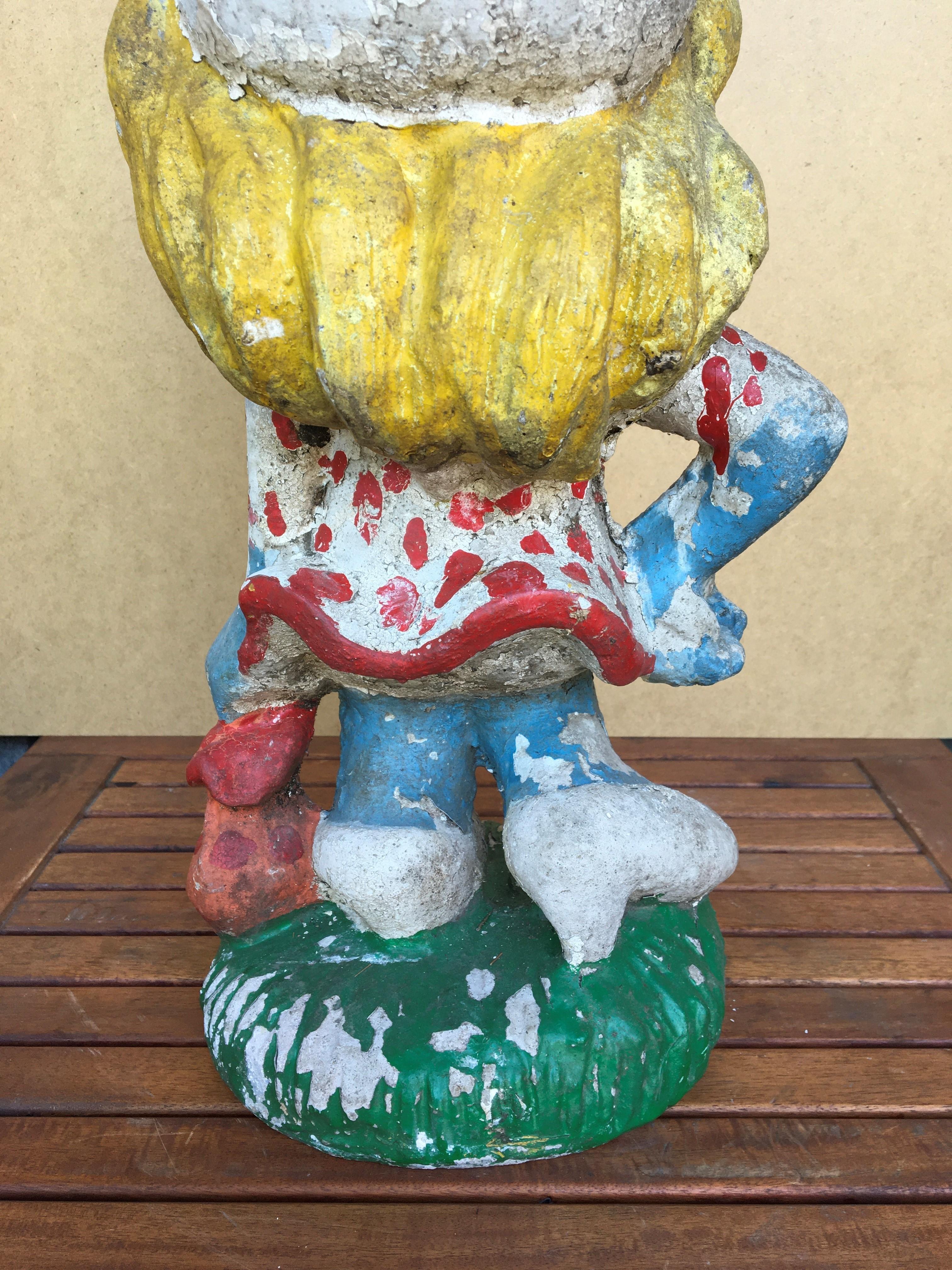 Smurfette, Smurfs Vintage Garden Statue 2