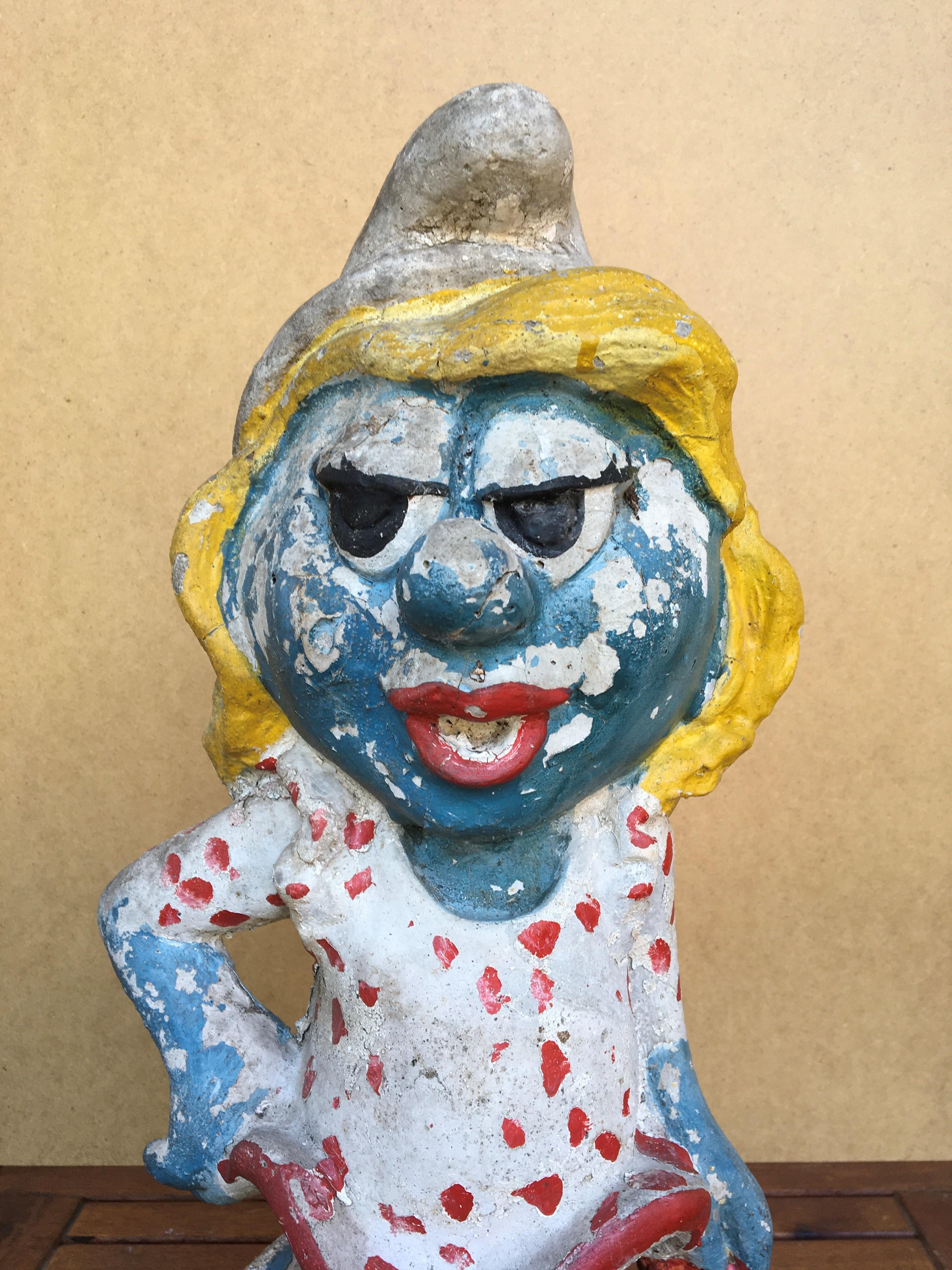 smurf yard decorations