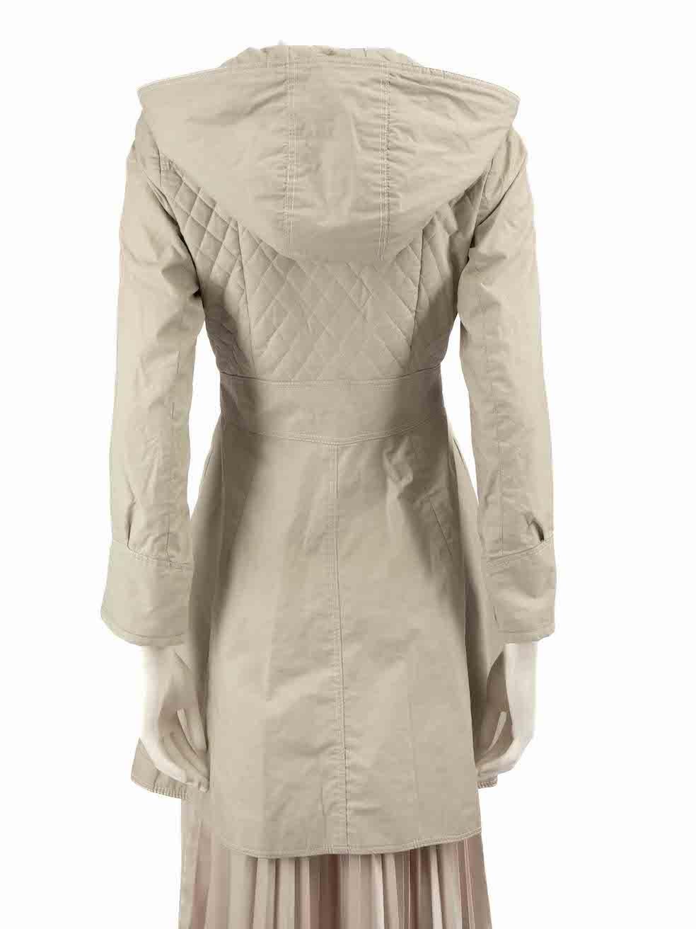 Smythe Beige Cintura Button Down Trench Coat Taglia S In condizioni buone in vendita a London, GB