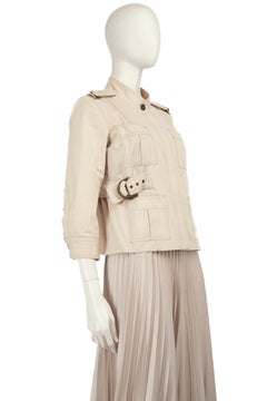 Smythe Beige Belted Jacket Size S
