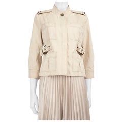 Smythe Beige Belted Jacket Size S
