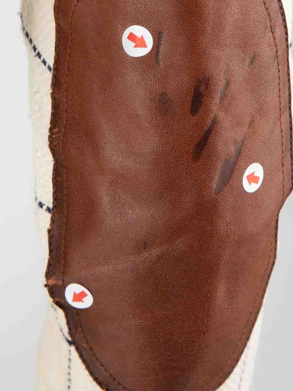 Smythe Ecru, blazer à carreaux, taille XS Pour femmes en vente