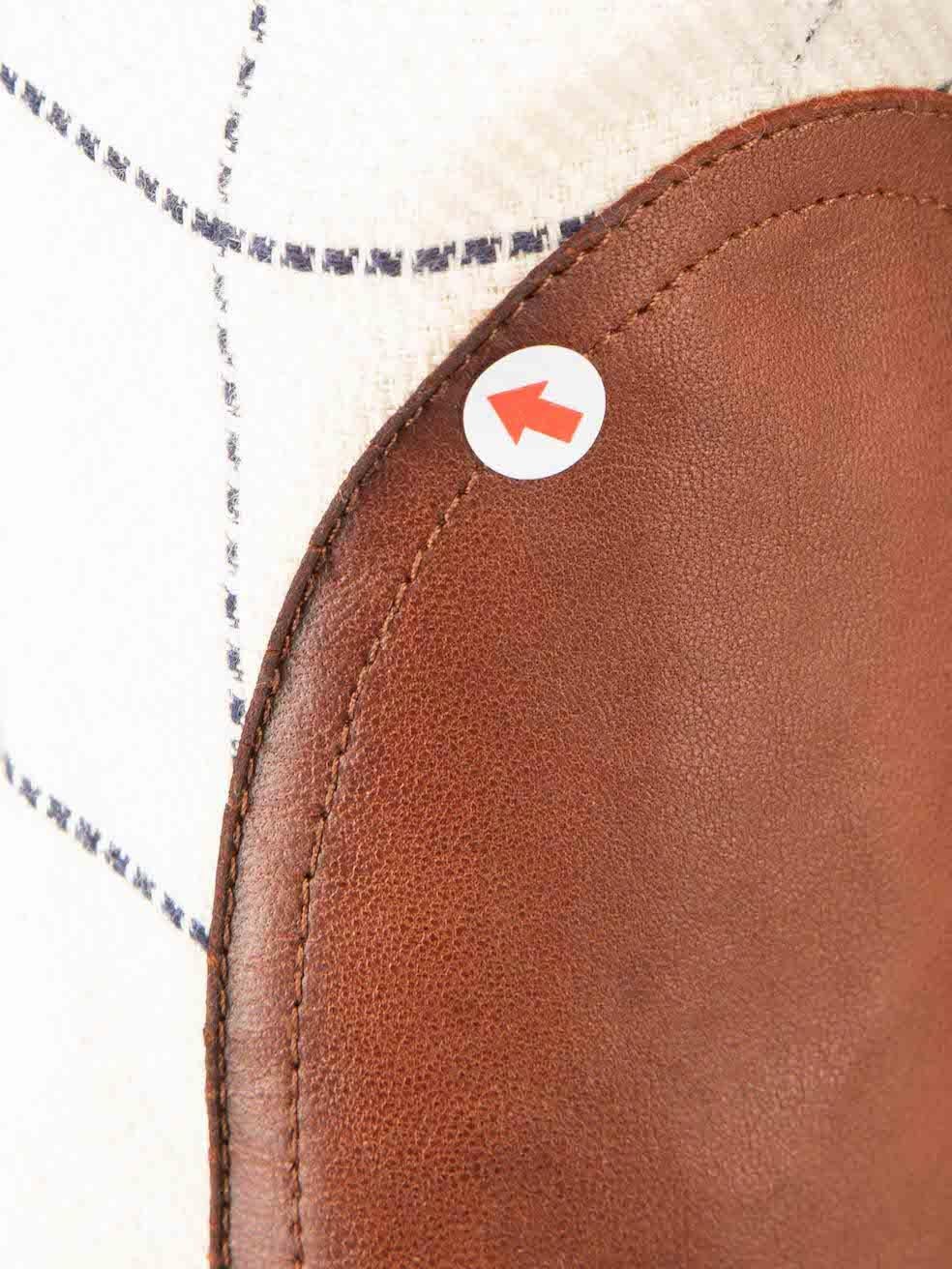 Smythe Ecru, blazer à carreaux, taille XS en vente 1