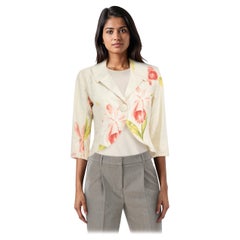 Smythe Floral Cropped Single Breasted Jacket Taille S