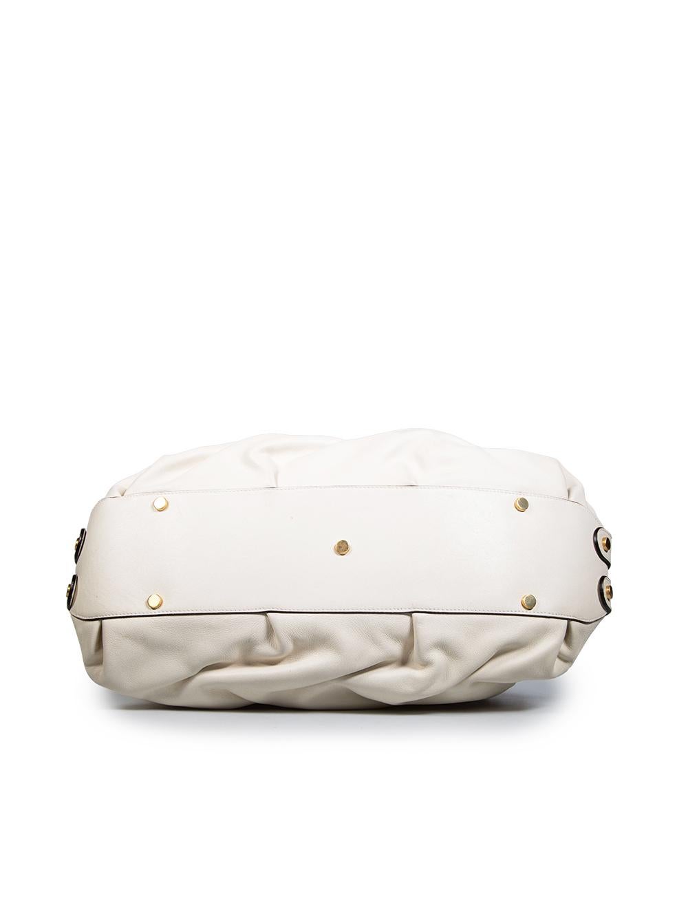 Women's Smythson Beige Leather Medium Handbag