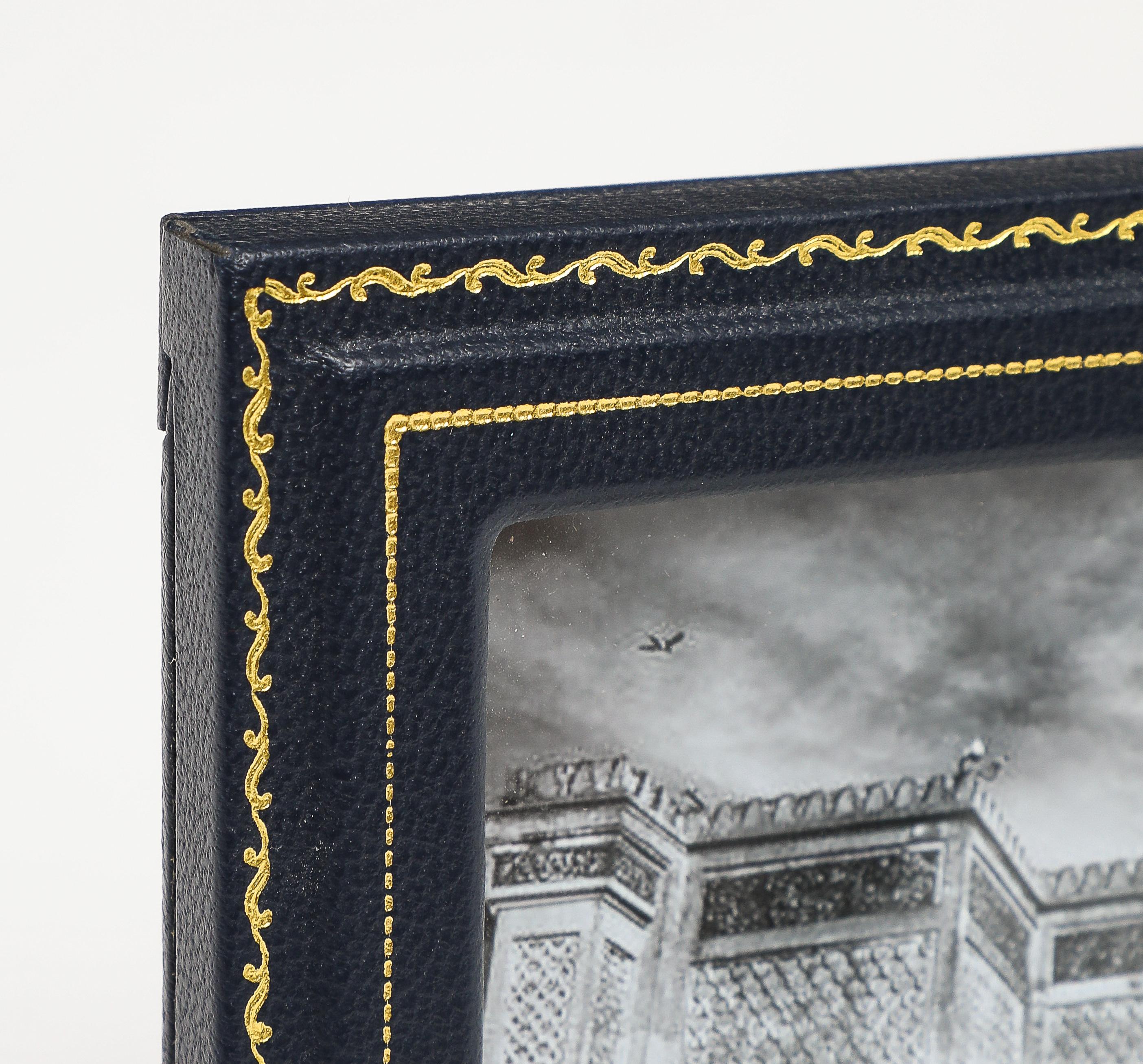 Smythson English Leather Picture Frame For Sale 8