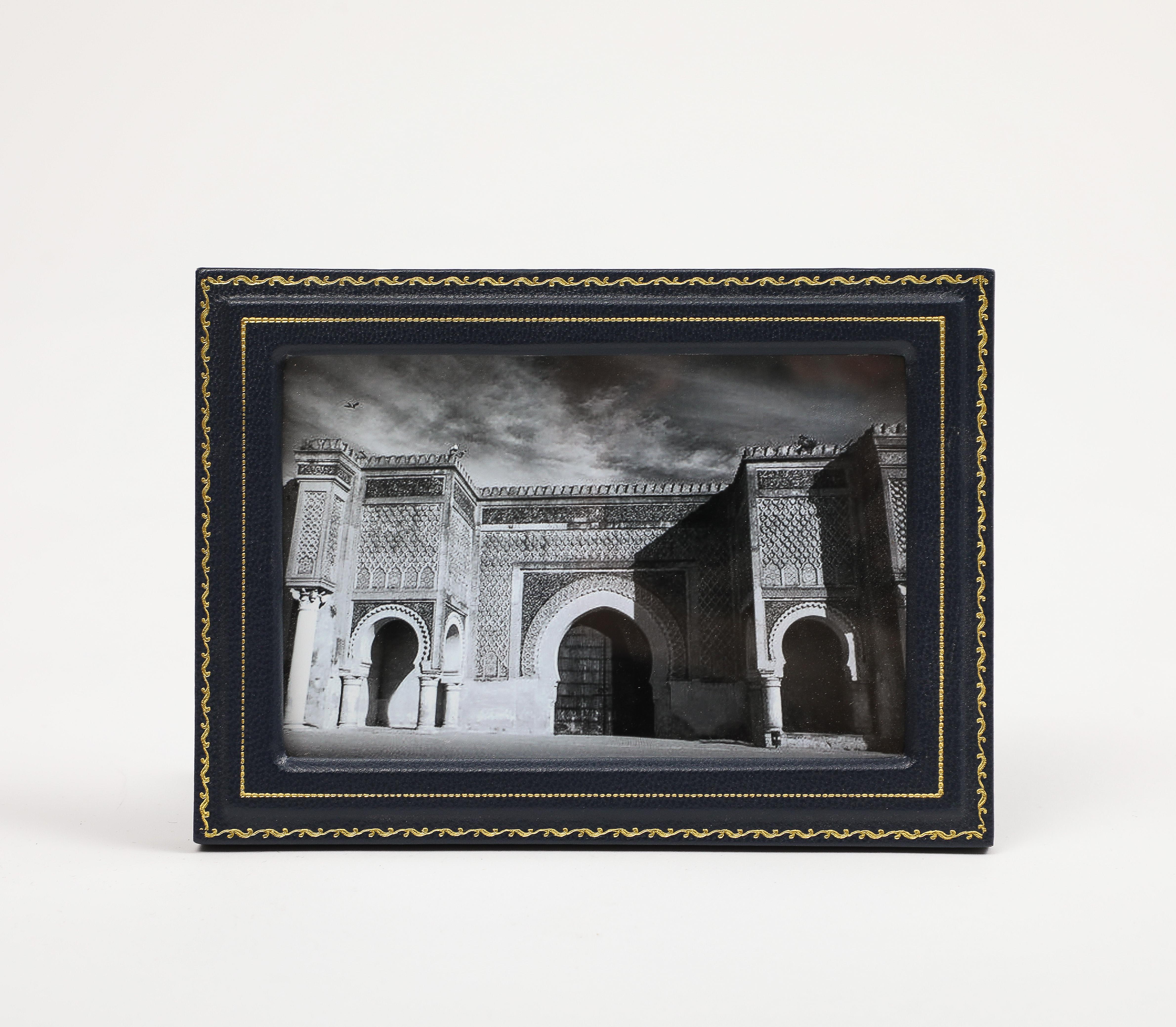 Smythson English Leather Picture Frame For Sale 1