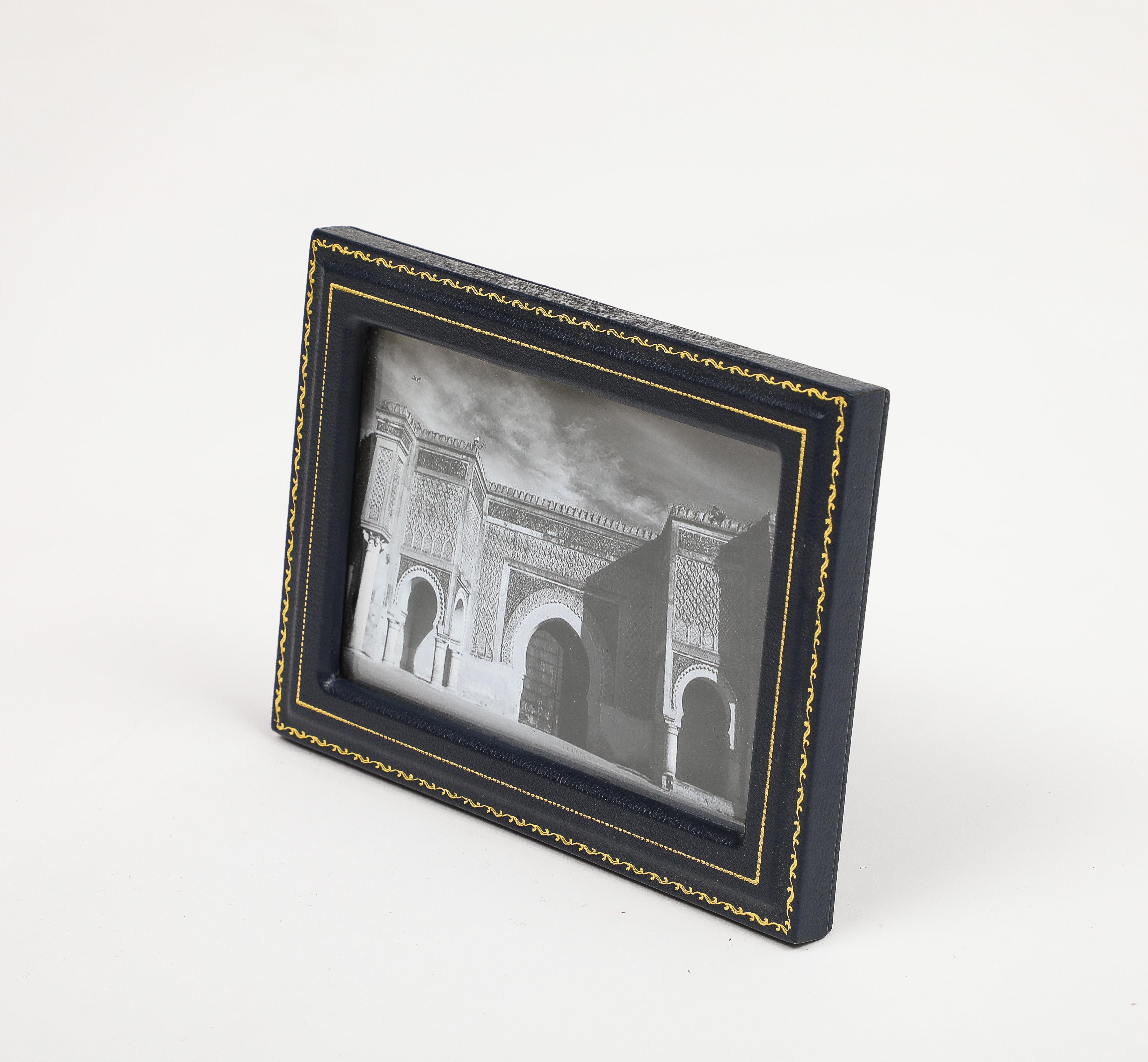 Smythson English Leather Picture Frame For Sale 2
