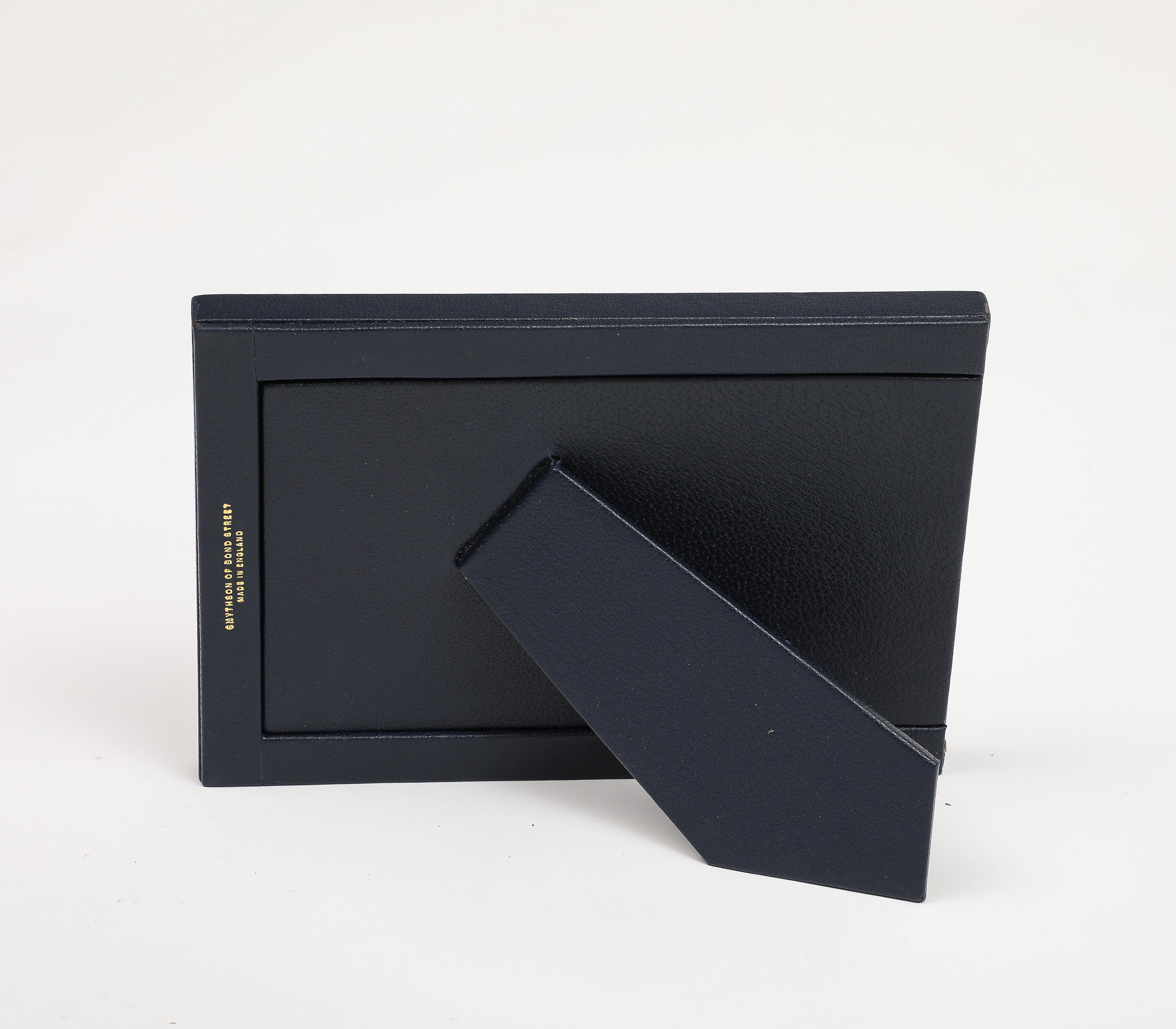 Smythson English Leather Picture Frame For Sale 5