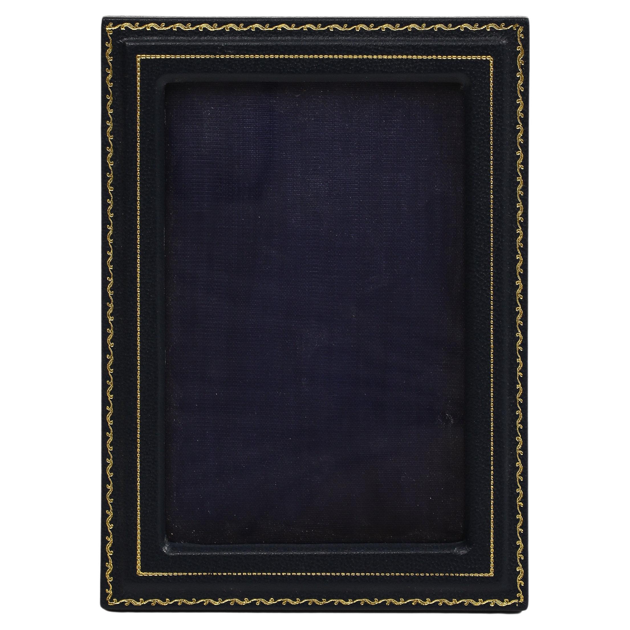 Marco de piel inglés Smythson