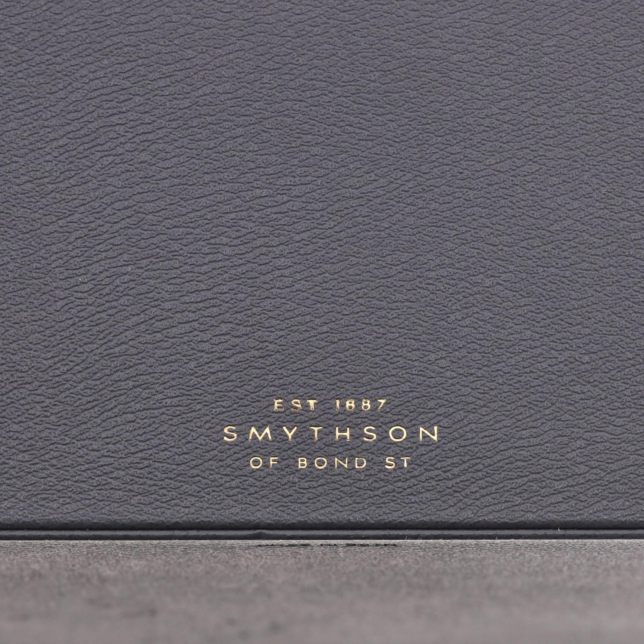 Smythson Grosvenor Leather Rotary Watch Box For Sale 3