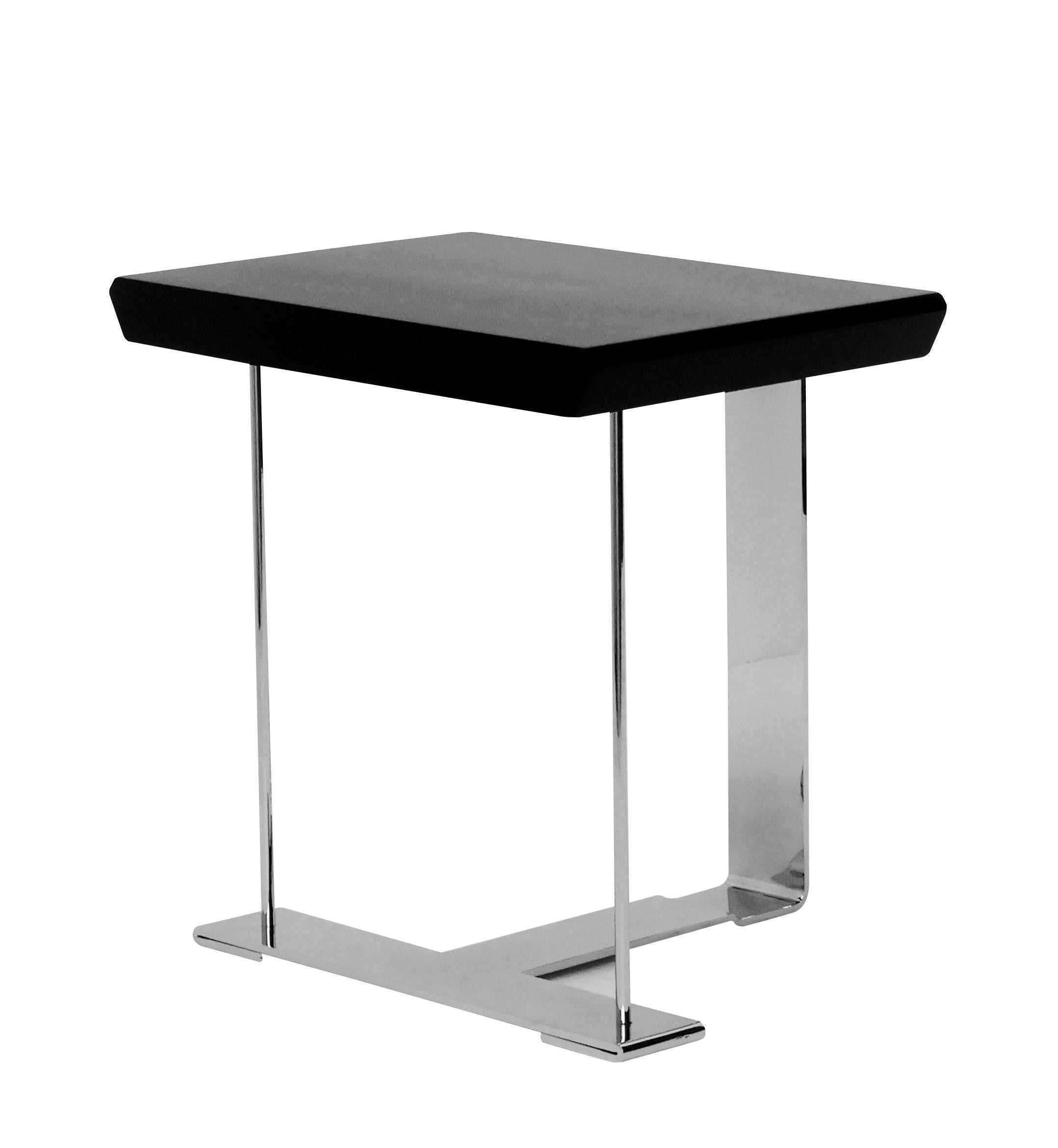 Tisch „SN3“ aus Holz und Metall in der Art von Pierre Chareau (21. Jahrhundert und zeitgenössisch) im Angebot