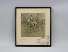 Snaffles Fox Hunting Print 'Merry England'
