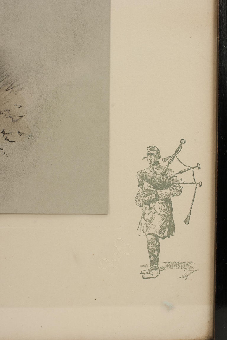 Snaffles WW I Military Print 'jock' In Good Condition For Sale In Oxfordshire, GB