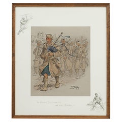 Snaffles WWI Military Print, the Bonnie Blue Bonnets