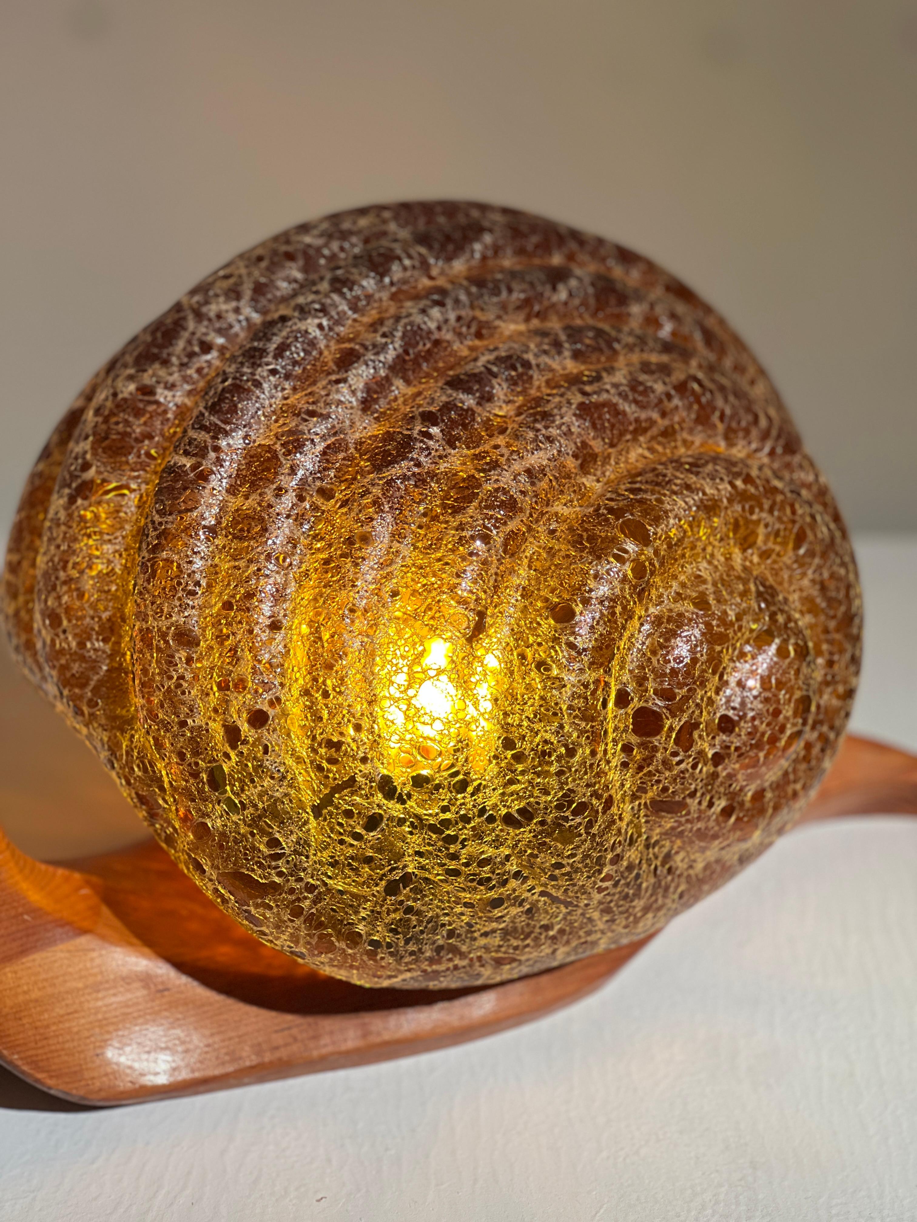 Mid-Century Modern Snail Lamp by Marzio Cecchi, Italy 1969 For Sale