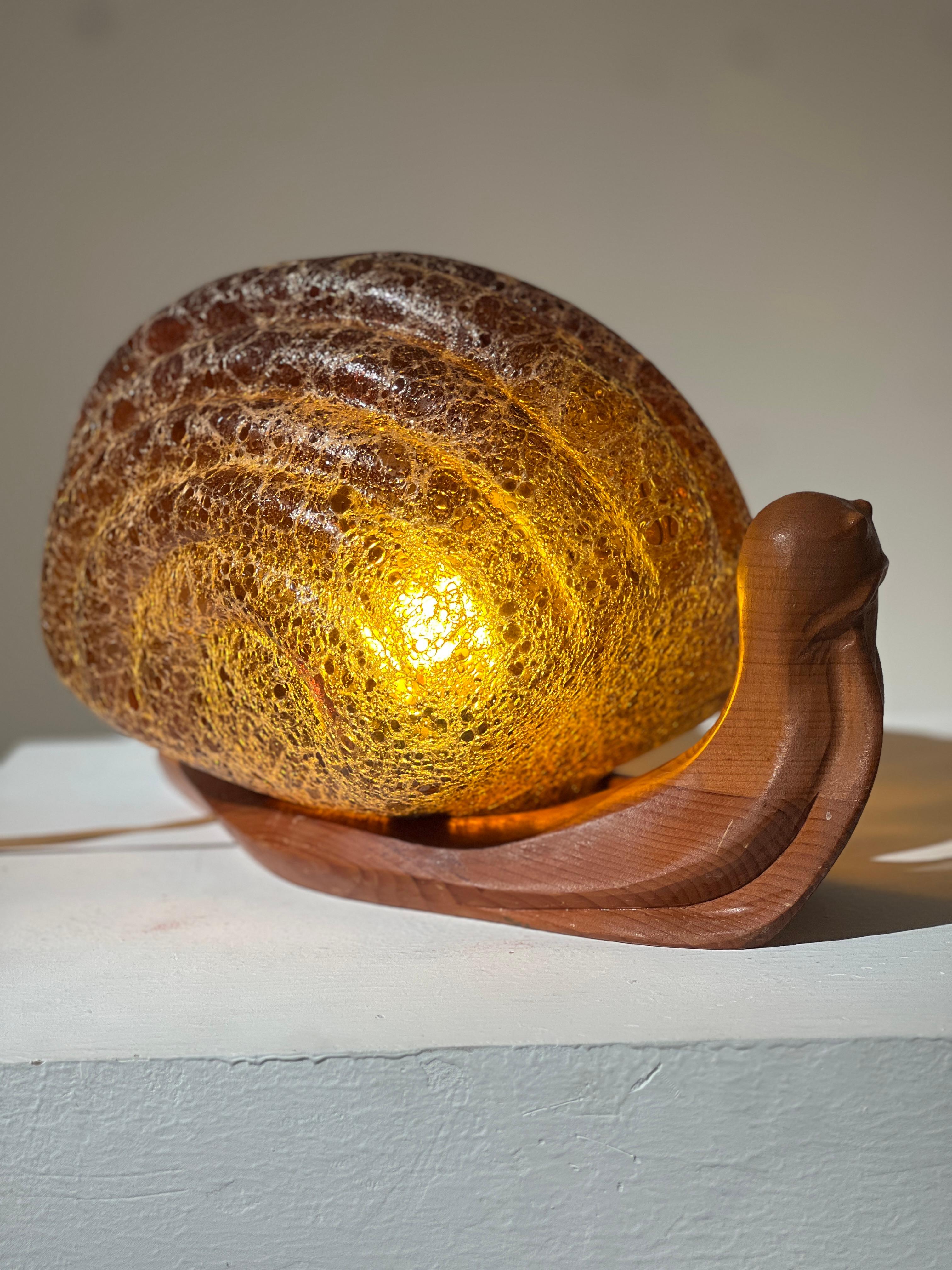 Italian Snail Lamp by Marzio Cecchi, Italy 1969 For Sale