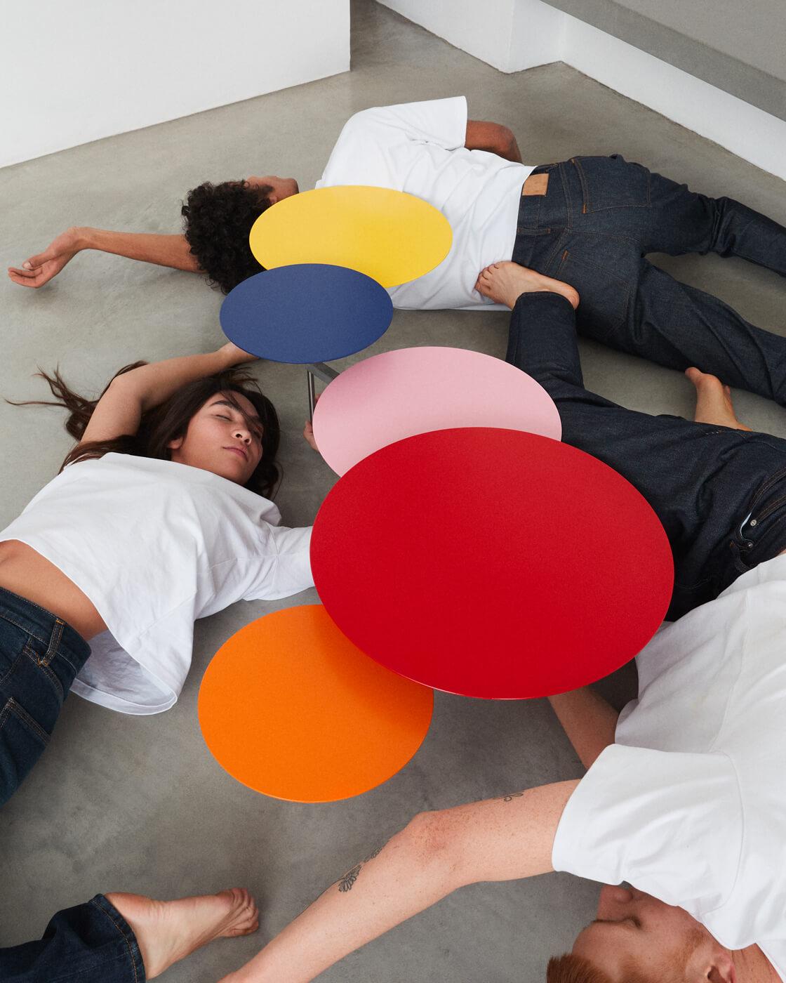 Table basse coulissante serpent 8 modules en aluminium et acier de Carlo Contin Neuf - En vente à Brooklyn, NY