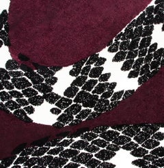 Snake 8 Rug in Hand Tufted Wool & Botanical Silk by Rug'Society