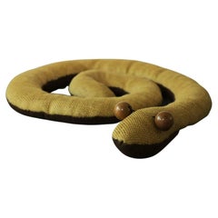 Snake Animal Toy in Jute by Renate Müller, 1970s