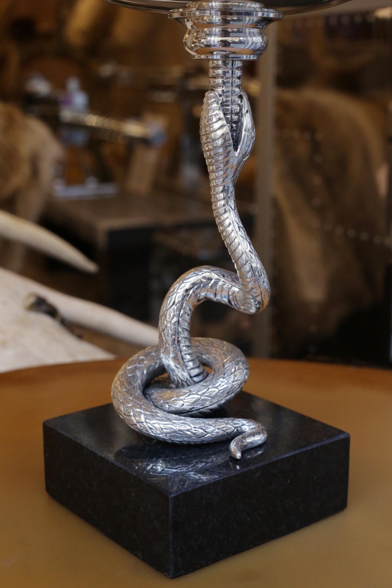Snake Bowl Antique SilverPlated For Sale at 1stdibs