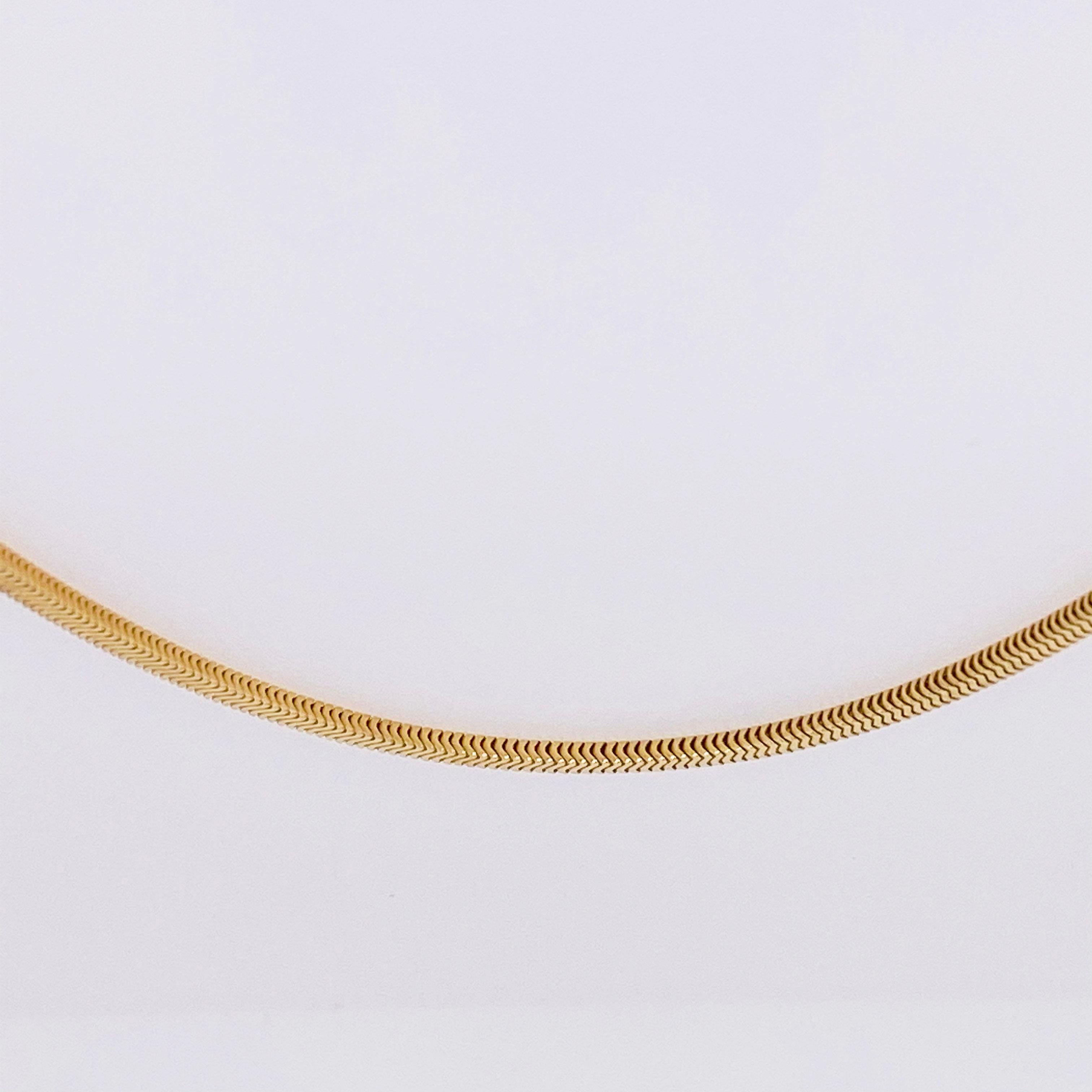 smooth gold chain