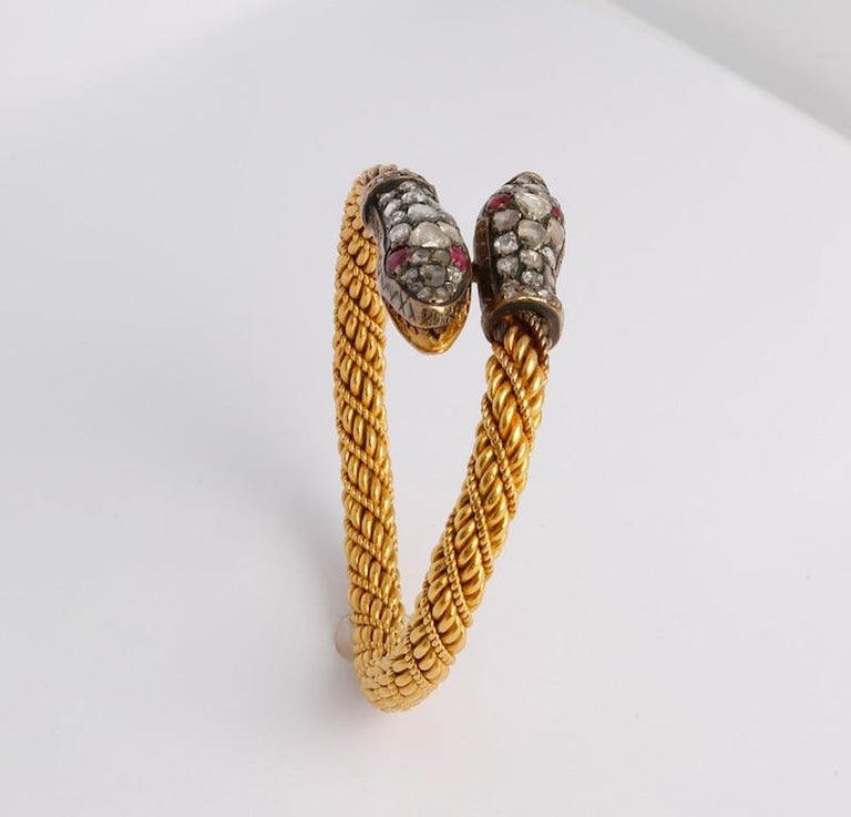 Rose gold snake bracelet Clearance