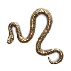 Snake Brass Sculpture