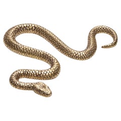 Snake Brass Sculpture