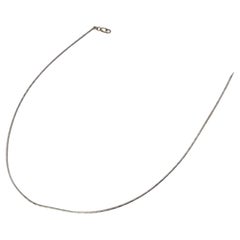 Schlangenkette Gold 14kt Zwei-Ton-Kette Halskette Gold Halskette Karabiner-Verschluss