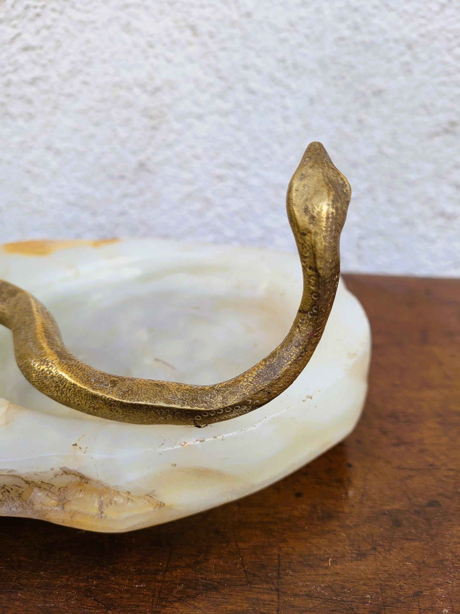 Incantatore di serpenti, nello stile di Preiss, Bronzo, Art Déco, XX secolo in vendita 11