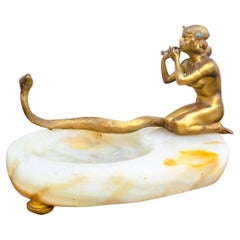 Snake Charmer, In The Style Of Preiss, Bronze, Art Deco, 20th Century