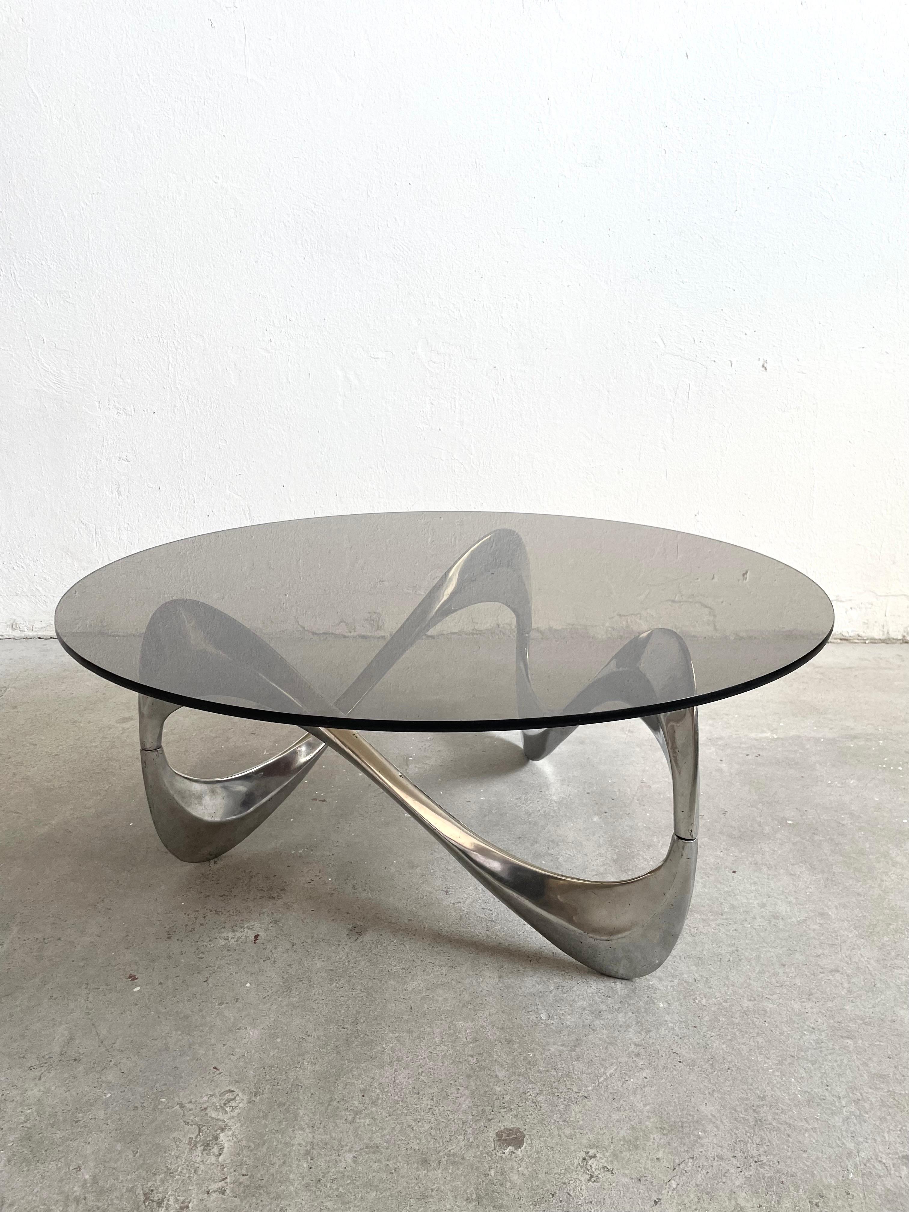 Mid-Century Modern Snake Coffee by Knut Hesterberg for Ronald Schmitt, Germany 1970's For Sale