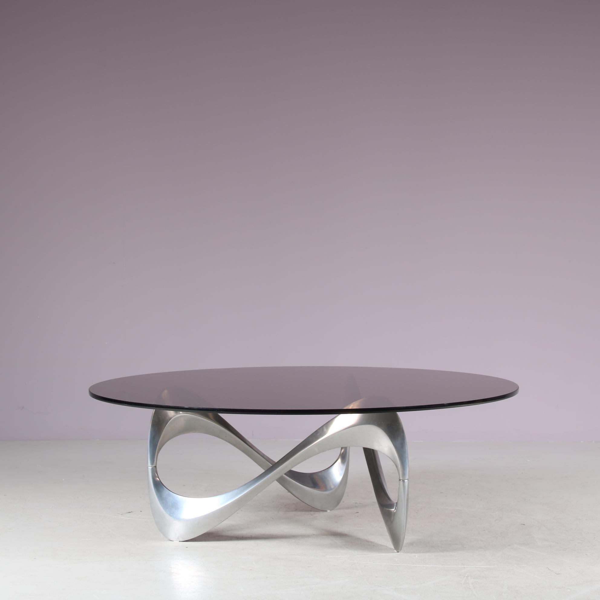 Schlangen-Couchtisch von Knut Hesterberg für Ronald Schmidt, Deutschland 1970 (Moderne der Mitte des Jahrhunderts) im Angebot