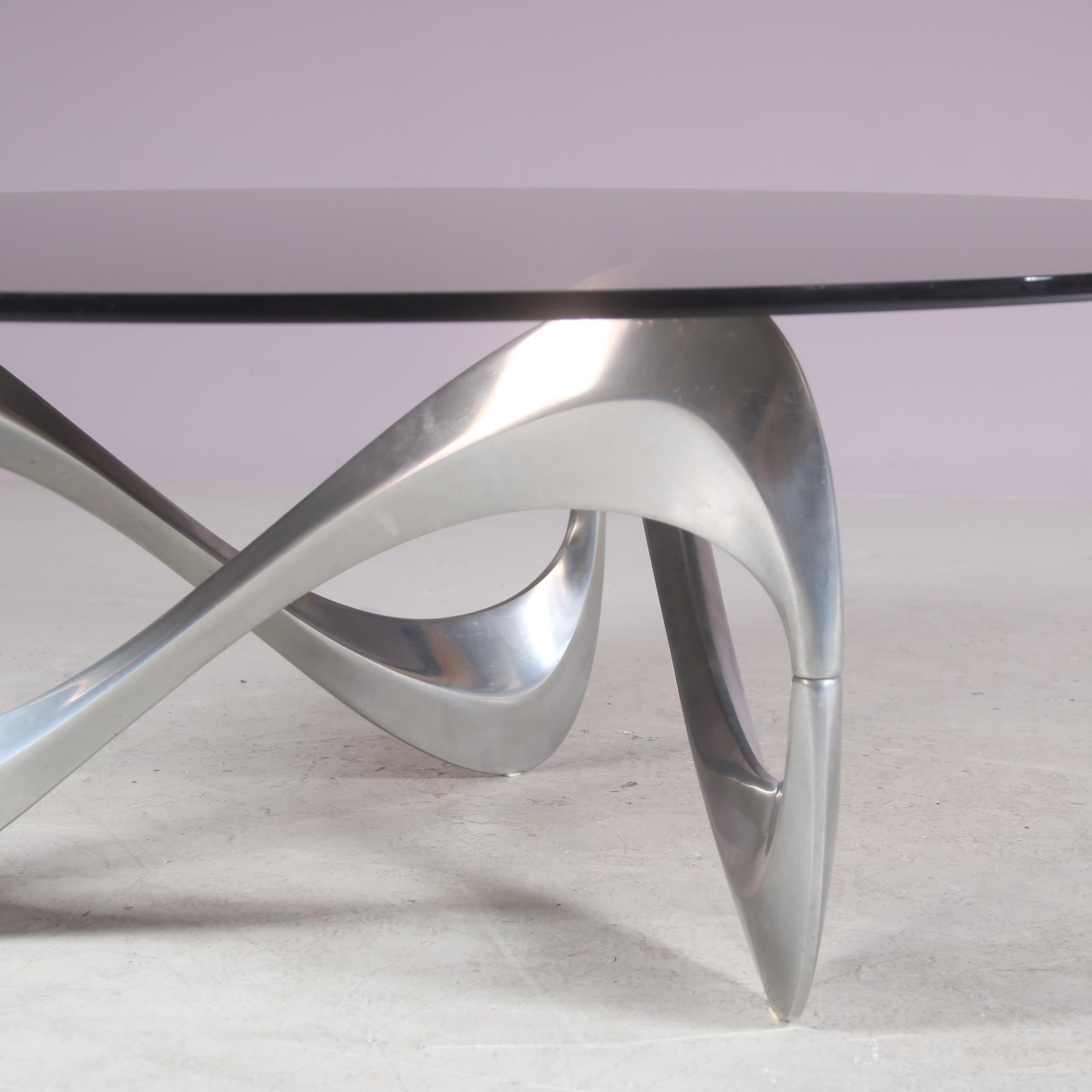 Schlangen-Couchtisch von Knut Hesterberg für Ronald Schmidt, Deutschland 1970 (Beschichtet) im Angebot