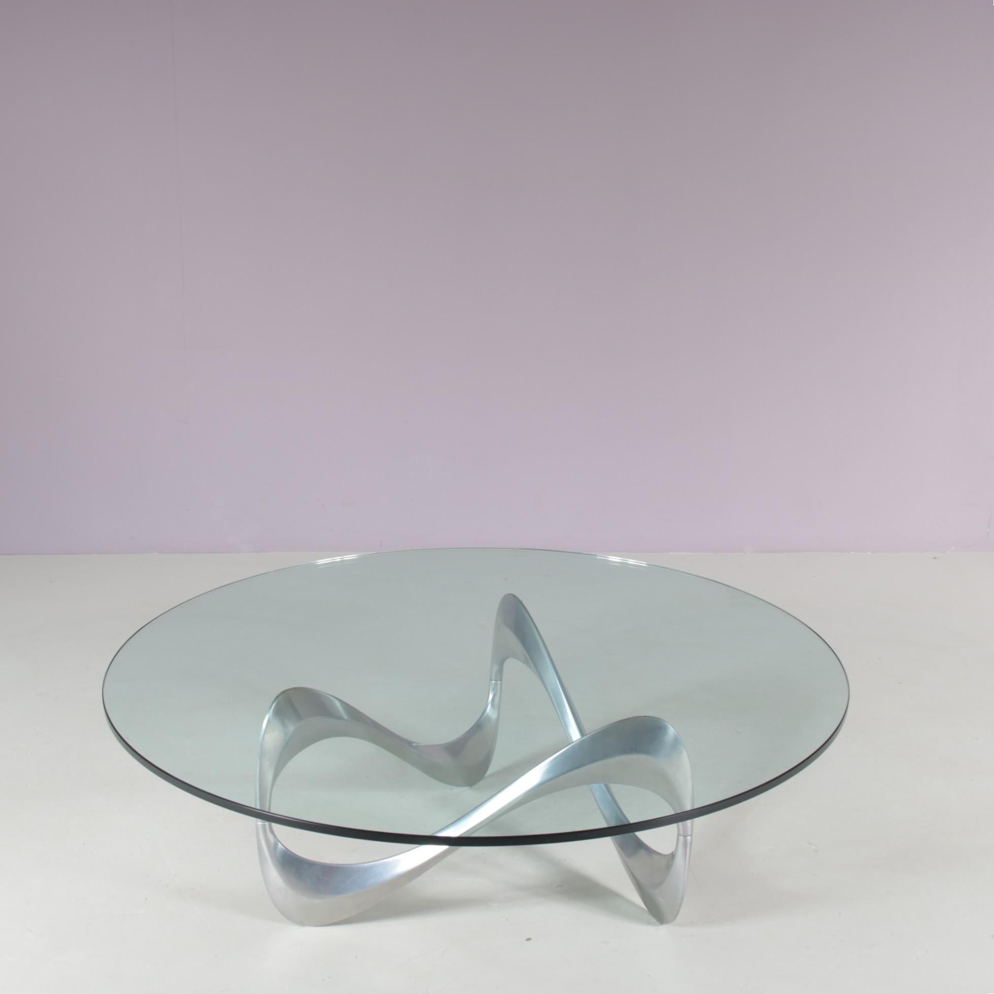 Allemand Table basse serpent de Knut Hesterberg pour Ronald Schmidt, Allemagne, 1970 en vente